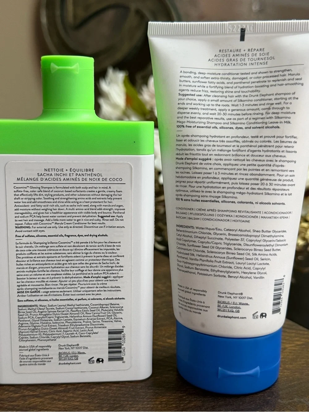Drunk Elephant Hair Care Set Shampoo & Conditioner-New-sealed